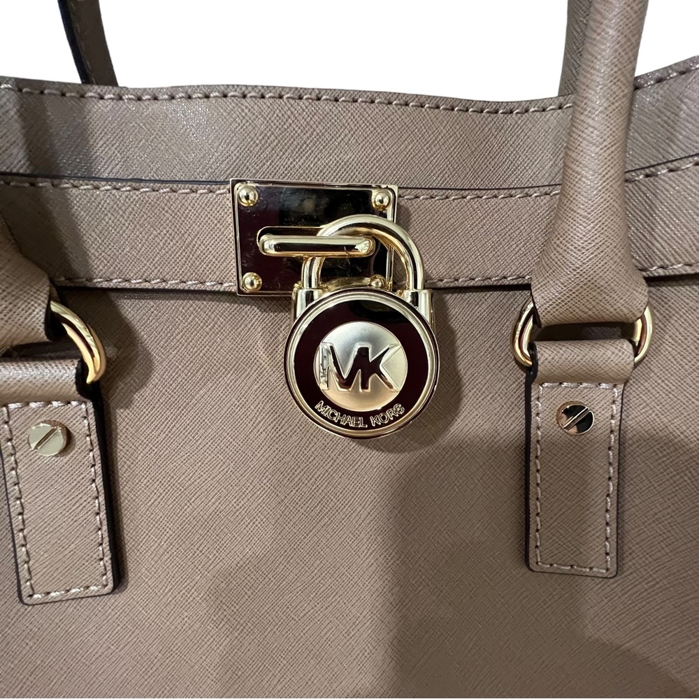 MICHAEL Michael Kors Large Hamilton Saffiano Leather Tote - Picture 7 of 15